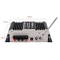 Miniatyrbillede 3 af 5: - V11 Bluetooth Forstærker 2-kanals Super Bass Lydforstærker Med Fjernbetjening Tf Usb Fm 85db Mp3 Fm Radio