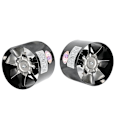 Miniatyrbillede 1 af 5: 2 stk. 4\" Udluftningsindtag Inline Kanalblæser Booster Fan Telt Ventilation