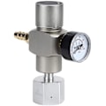 Miniatyrbilde 1 av 5: CO2 Trykkregulator, 2 i 1 Mini CO2 Gassregulator Sodavann Trykkmåler Med 3/8 tommer Til TR21.4 Adapter For Sodastream