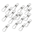 Miniatyrbillede 1 af 5: 30 stk. Metal Lanyard Snap Spring Hooks til ID-kort Nøglering DIY Findings 25mm