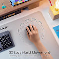 Miniatyrbild 4 av 5: HOTWEEMS D-09 Trådlös Mus för Laptop - Ergonomisk Plus Dator USB Trådlös Mus, Ergo Grepp, Lightspeed 5-nivåer 2400 DPI, 16 Månader Batteri, Bärbar