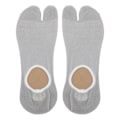 Miniatyrbilde 2 av 5: 2x1 Par Mannlige Split 2 Tå Flip Flop Sokker Tabi Sokker Sports Ankelsokker Lett Grå