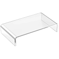 Miniatyrbillede 2 af 3: Klar Akryl Monitorskærm Stativ Transparent Monitor Forhøjningsskammel Til Computer Bærbar