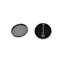 Miniatyrbillede 5 af 5: 2x10 stk. 25mm Broche-Making Blanke Cabochon Bezel Indsætningsskuffer til Badge Sort
