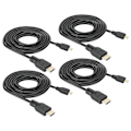 Pikkukuva 2 / 5: 4 kpl Micro HDMI - HDMI -kaapelia 1,5 metriä HD-videolankaa Raspberry Pi 4B:lle