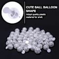 Miniatyrbillede 4 af 5: LED-Balloner Lys, Runde LED-Ballon Lys, Hjem til Halloween Jul Bryllup Fødselsdag Fest Dekoration 100 STK (Hvid)