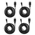 Pikkukuva 1 / 5: 4 kpl Micro HDMI - HDMI -kaapelia 1,5 metriä HD-videolankaa Raspberry Pi 4B:lle