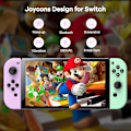 Miniatyrbilde 2 av 5: for Nintendo Switch, Switch Trådløs Kontrollererstatning for Switch/Lite/OLED, med Vekke/Skjermbilde/Dobbel Vibrasjon/Bevegelse