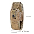 Miniatyrbild 5 av 5: 1000d Taktisk Molle Radio Walkie Talkie Väska Midjeväska Hållare Ficka Bärbar Intercom Holster Bärväska För Jakt Camping cp