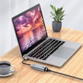 Pikkukuva 2 / 5: USB-C Ethernet-sovitin USB-C Type-C RJ45 LAN-sovitin Macbookille ja Android-laitteille