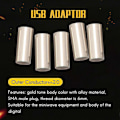 Miniatyrbillede 3 af 5: 5 stk. SMA Han-stik lige krympe RG316 RG174 RF adapter stik