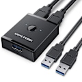 Miniatyrbilde 4 av 5: Kvm Usb Hub 3.0 Switcher Selector Kvm Switch For Pc Tastatur Mus Skriver 1 Pc Deling 2 Enheter