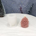 Miniatyrbillede 4 af 5: Kreativ Fyrrekogle Silikonform Lysform DIY Håndlavet Lysfremstilling Til