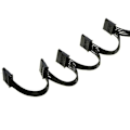 Miniatyrbilde 5 av 5: 4-pins IDE 1 til 5 SATA 15-pins Harddisk Strømforsynings Splitterkabel for DIY PC Server 18AWG 4-pins til 1