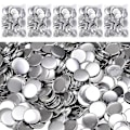 Miniatyrbilde 1 av 5: 100 stk 58mm Blanke Knapper Tilbehør Runde Merke Knapper Deler Metall Knapper Nål Merke Sett for Knapper Maskin XIO