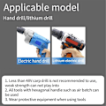 Miniatyrbild 3 av 4: Gipsbräda Special Batch Set Träbearbetning Gipsbräda Positioneringsbatch Passar För Hand Elborr.