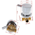 Miniatyrbillede 2 af 5: G1/2 tommer varmt & koldt vand blandingsventil termostatisk mixer 2 ind & 1 ud vandhane til brusebad