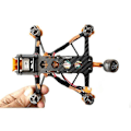 Miniatyrbild 3 av 3: Dragon Frog 3 Tum 139mm Hjulbas Kolfiber FPV Racing Ram Kit kompatibel för DJI CADDX VISTA