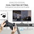 Miniatyrbillede 3 af 5: 2,4 GHz Trådløs Gamepad til SONY PS2 / PS1 Tilbehør med 2 Motorer PC Joystick Controller til PlayStation 2 Konsol