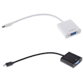 Miniatyrbillede 2 af 4: Dp Display Port Han til Vga Hun Konverter Adapter til Bærbar Tv Sort
