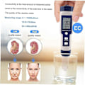 Miniatyrbillede 3 af 4: 5 i 1 Digital Måler TDS / EC / PH / Salinitet / Temperatur Vandkvalitetsovervågnings Tester