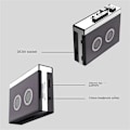 Miniatyrbilde 3 av 5: Bluetooth Kassettspiller Stereo To-kanals Automatisk Vend FM Radio Retro Klassisk Kassettspiller Bærbar