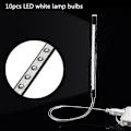 Miniatyrbillede 3 af 5: Led Usb Lys Natlampe Lys Til Laptop Tastatur Lys Svanehals Lys Computer Lys Stick Dæmpbar Berøringskontakt (sort)