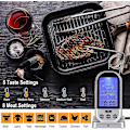 Miniatyrbild 3 av 5: Trådlös Kötttermometer 2024, Fjärrstyrd Digital Kötttermometer för Matlagning, Grill