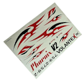 Miniatyrbillede 2 af 3: VolantexRC Phoenix V2 759-2 2000mm Vingespænd RC Flyvemaskine Reservedel Mærkater 1 Styk
