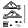 Miniatyrbild 1 av 4: Uppgraderad Kolfiber Wheelie Bar Head Up Hjulset för Arrma 1/7 Mojave V2 EXB RC Bilar Fordons Mod