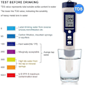 Miniatyrbillede 2 af 4: 5 i 1 Digital Måler TDS / EC / PH / Salinitet / Temperatur Vandkvalitetsovervågnings Tester