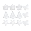 Miniatyrbillede 2 af 5: 12 stk. Klar Plastik Teelys Kopper 4 Former Teelysforme Holdere Beholdere