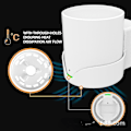 Miniatyrbillede 1 af 3: Vægbeslag til Tp Link Deco X20 X50 X55 X60 Mesh Wifi 6 Router
