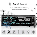Miniatyrbild 2 av 4: Bilradio Bluetooth Handsfree, 1 DIN Universal Bilstereo Inbyggd Mikrofon, Stöd för USB/TF/SD Bil MP3 Media Player