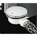Miniatyrbilde 2 av 4: Avløpshette for dusjkar med hulldiameter 90 mm, krombelagt ABS-skall, enkel og rask montering, redusert plassbehov