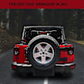 Miniatyrbild 2 av 5: Mjuka bakrutesclips för Jeep Wrangler Jk Jku 2007-2017, 2-pack