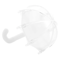 Miniatyrbilde 3 av 5: 24 stk Hvite Plast Parasoll Godteribokser for Bryllup, Babyshower og Bursdagsfester