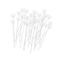 Miniatyrbilde 2 av 4: 100 stk KortHoldere Bordnummerholder Blomsterdekor Meny Memo Klips