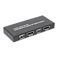 Miniatyrbilde 1 av 5: DisplayPort KVM-bryter, 4k@60hz Dp Usb-bryter for 2 datamaskiner, deling av tastatur, mus, skriver og Ult