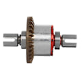 Miniatyrbild 3 av 5: Legeringsmetall Drivaxel Främre Bakre Differential Legering Decelerationsväxel För WLtoys 144001 144002 RC Bil