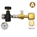 Pikkukuva 4 / 4: SodaStream Quick Connect W21.8 -sovittimen täyttöpaketti CO2-säiliölle