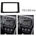 Miniatyrbilde 2 av 5: Bilstereo Radio Fascia Dash Panel 2 Din Ramme Trim Kit For Saab 9-3 2007-2011