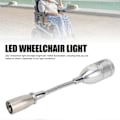 Miniatyrbilde 3 av 3: Universal LED Rullestol Lys Justerbar Vinkel 3-Pols XLR Hode Elektrisk Rullestol Lys for Nattebruk