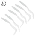 Miniatyrbilde 3 av 5: 11cm Myke Plast Kunstige Fiske Agner Grub Worm Agner Fiskeutstyr - 6 stk (Lysende)