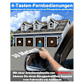 Miniatyrbilde 4 av 5: Fjernkontroll for garasjeport med fast kode, kopierbar, 26,995 MHz HSM4 HS4 HSE4