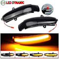 Miniatyrbilde 2 av 5: Dynamisk LED Bakspeil Side Speil Blinklys Indikatorlys Svingsignal Lampe For C W203 T-modell Cl203