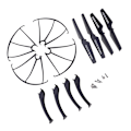 Miniatyrbild 3 av 5: Propeller + Landningsställ + Propellervakt Set för Syma X5sc X5sw Drone Quadcopter