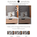 Miniatyrbild 4 av 4: LED spegelklocka, mini digital väckarklocka, bordsklocka, med snooze-funktion, 3 justerbara ljusstyrkor, automatisk anpassningsbar bakgrundsbelysning