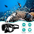Miniatyrbilde 4 av 5: Snorkelmaske Foldbar Dykkemaske Sett Med Tørr Snorkel Og Kamerafeste, Anti-dugg Profesjonell Snorkling G
