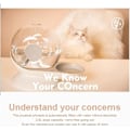 Miniatyrbillede 5 af 5: Automatisk Vanddispenser til Hunde og Katte, Snegleformet Pet Gravity Drinker, Transparent Springvandsskål Dispenser til Hunde og Katte, 2.8l TR244